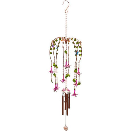 Fuchsia Windchime: 1 - Wind Chimes By Gift Moments