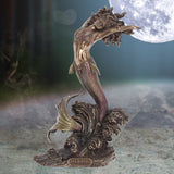 Yemaya Goddess of Water Figurine Bronze Mermaid Ocean Ornament - Figures & Collectables at Gift Moments