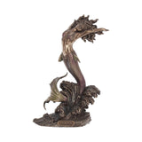 Yemaya Goddess of Water Figurine Bronze Mermaid Ocean Ornament Default Title - Figures & Collectables at Gift Moments