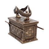 Bronzed Ark of the Covenant With Winged Cherrubs 28cm - Boxes at Gift Moments