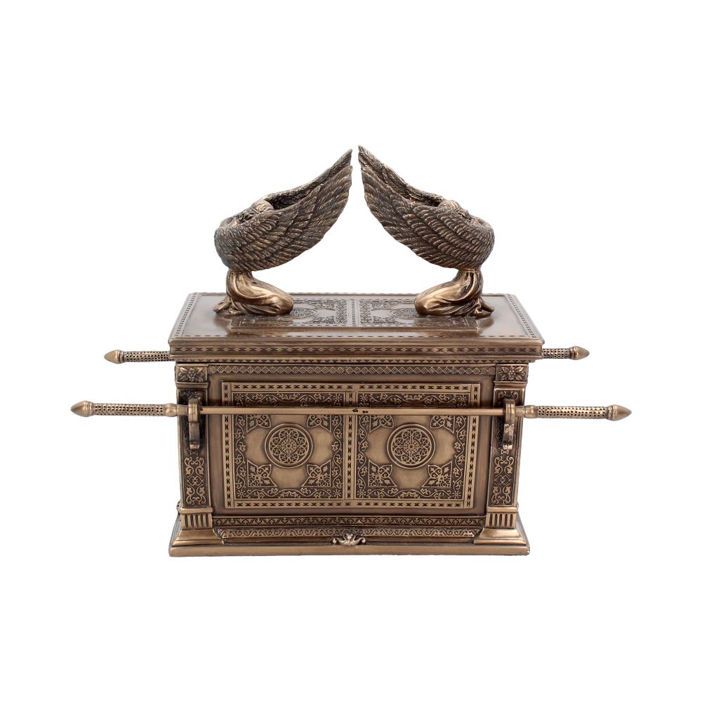 Bronzed Ark of the Covenant With Winged Cherrubs 28cm Default Title - Boxes at Gift Moments