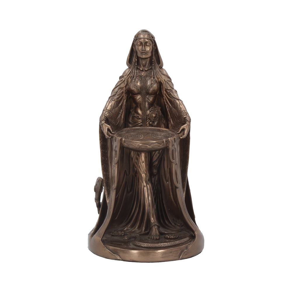 Bronzed Celtic Goddess Danu Ornament 22.5cm Default Title - Figures & Collectables at Gift Moments