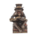 Steampunk Chimpanzee Scholar Figurine 19.5cm Default Title - Figures & Collectables at Gift Moments