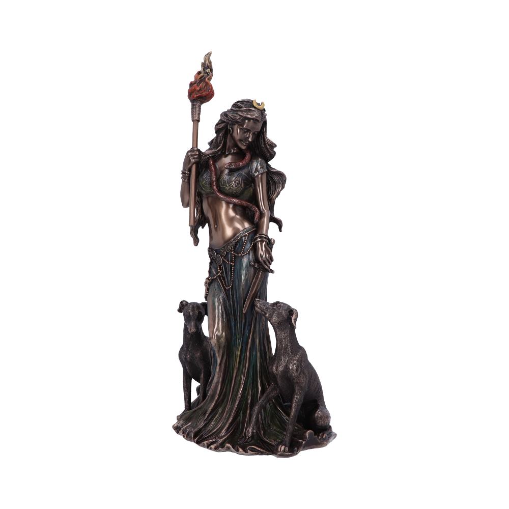 Bronze Mythological Hecate Moon Goddess Figurine 34cm - Figures & Collectables at Gift Moments