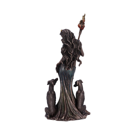 Bronze Mythological Hecate Moon Goddess Figurine 34cm - Figures & Collectables at Gift Moments