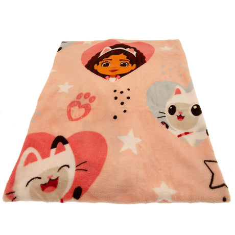 Gabby’s Dollhouse Fleece Blanket 150cm x 100cm: 2 - Blankets By Gabby’s Dollhouse