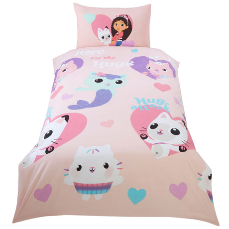 Gabby’s Dollhouse Hugs Single Duvet Set: 1 - Bedroom By Gabby’s Dollhouse