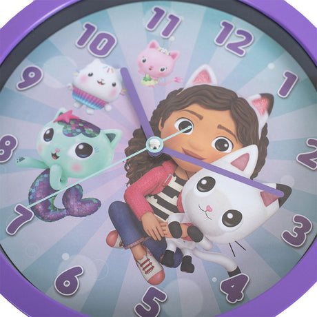 Gabby’s Dollhouse Colourful Wall Clock: 3 - Clocks By Gabby’s Dollhouse