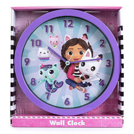 Gabby’s Dollhouse Colourful Wall Clock: 4 - Clocks By Gabby’s Dollhouse