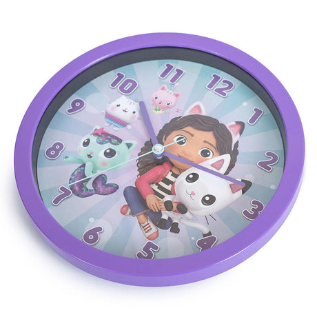 Gabby’s Dollhouse Colourful Wall Clock: 2 - Clocks By Gabby’s Dollhouse