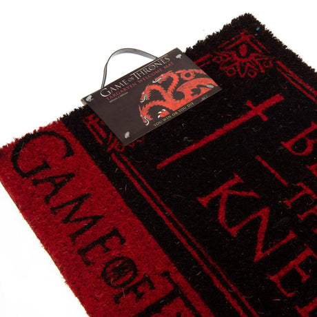 Targaryen ’Bend The Knee’ Doormat: 3 - Doormats By Game Of Thrones