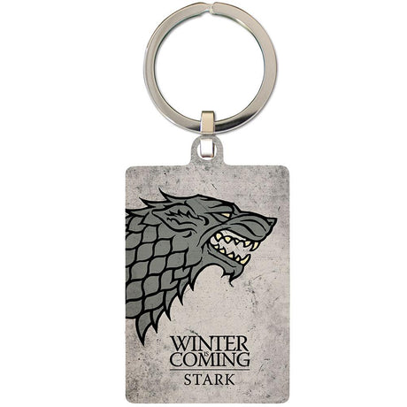 Stark House Metal Keyring: 1 - Keyrings By Game Of Thrones