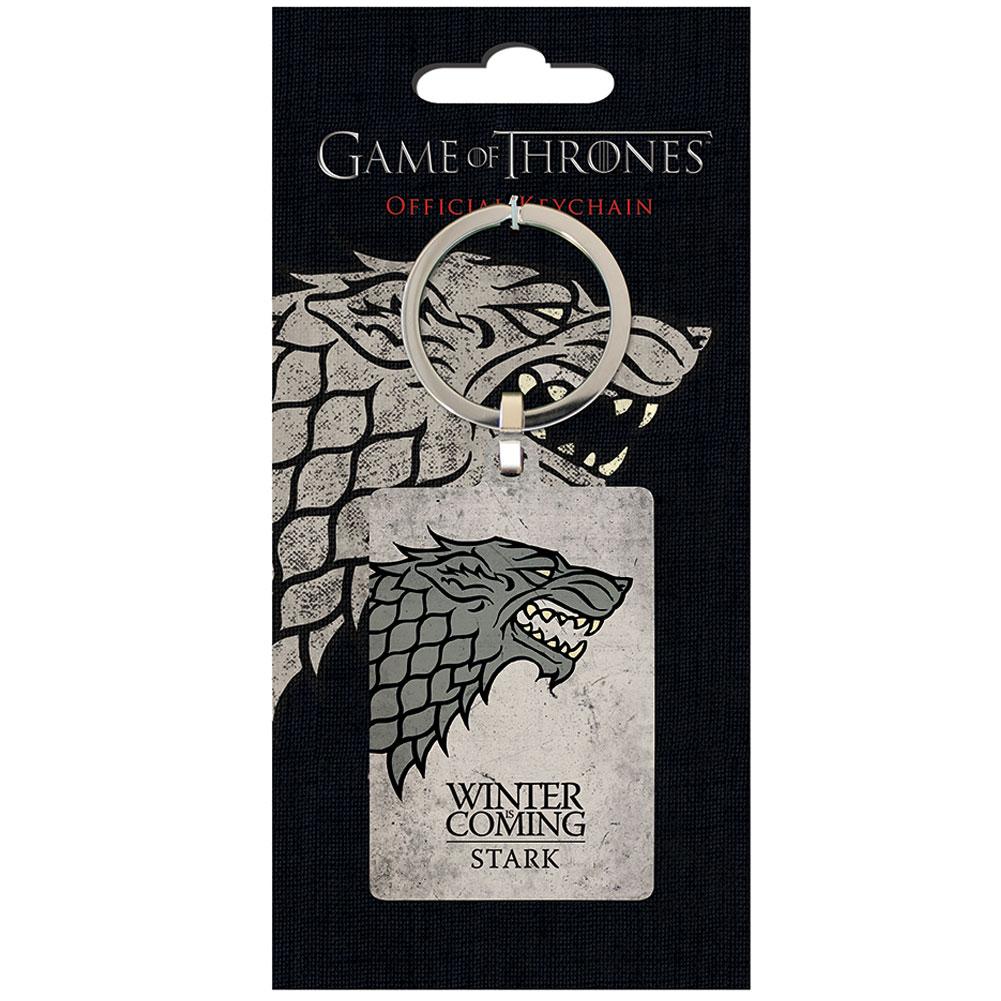 Stark House Metal Keyring: 3 - Keyrings By Game Of Thrones