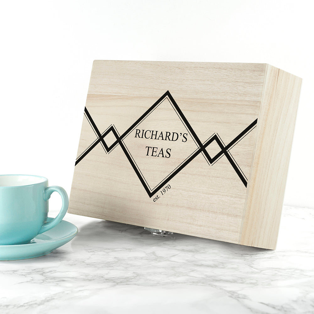 Personalised Gentlemen's Tea Box Selection Default Title - Tea Boxes at Gift Moments