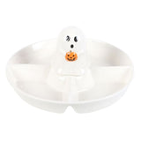 Ghost Pumpkin Chip & Dip Snack Dish: 1 - Tableware By Gift Moments