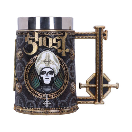 Ghost Papa Emeritus III Gold Tankard: 2 - Tankards By Ghost