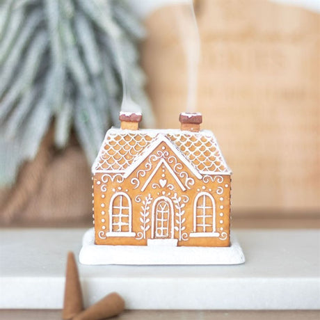 Gingerbread House Incense Cone Burner: 1 - Incense Holders By Gift Moments