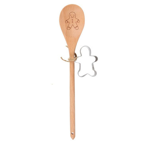 Gingerbread Baking Spoon and Cookie Cutter Set: 1 - By Gift Moments