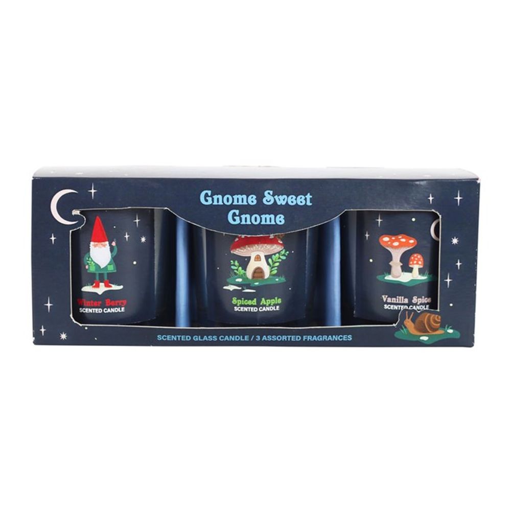 Gnome Sweet Gnome Candle Trio: 1 - Candles By Gift Moments