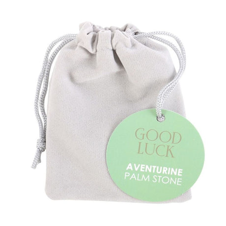 Good Luck Aventurine Crystal Palm Stone: 5 - By Gift Moments