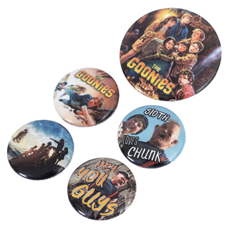 Goonies Button Badge Set: 2 - Badges By The Goonies