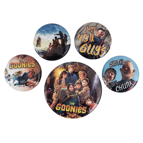 Goonies Button Badge Set: 1 - Badges By The Goonies