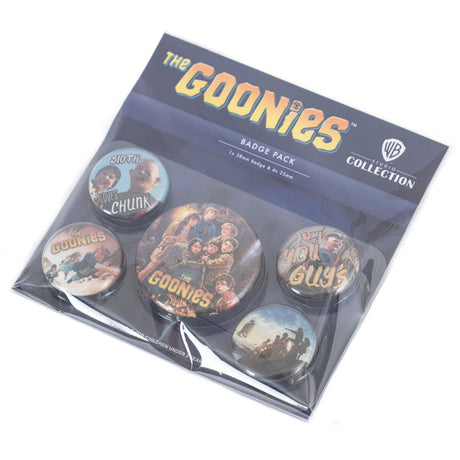 Goonies Button Badge Set: 3 - Badges By The Goonies