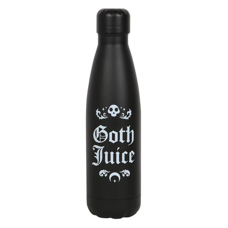 Goth Juice Black Metal Water Bottle: 1 - Water Bottles By Gift Moments