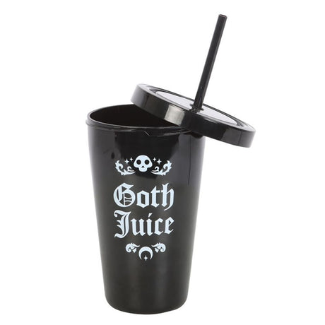 Goth Juice Tumbler with Straw 500ml: 4 - By Gift Moments