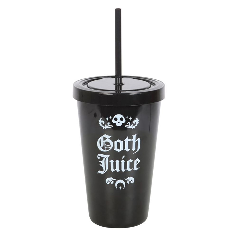 Goth Juice Tumbler with Straw 500ml: 2 - By Gift Moments