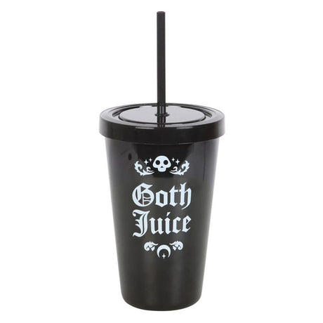 Goth Juice Tumbler with Straw 500ml: 2 - By Gift Moments