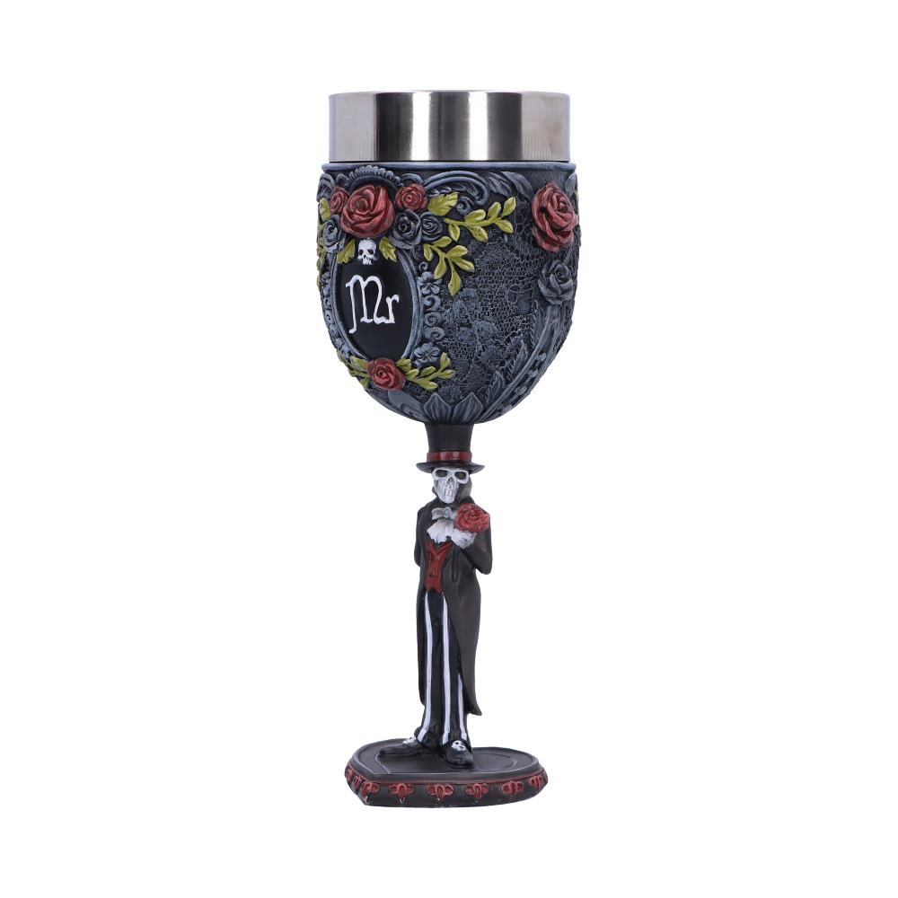 Gothic Skeleton Mr Goblet 21cm: 3 - Goblets & Chalices By NN Designs