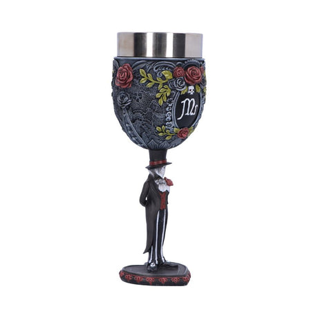 Gothic Skeleton Mr Goblet 21cm: 5 - Goblets & Chalices By NN Designs