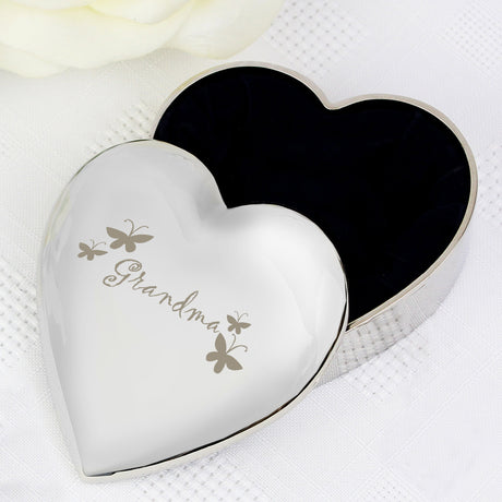 Butterfly Heart Trinket Box for Grandma: 4 - Trinket Boxes By Gift Moments