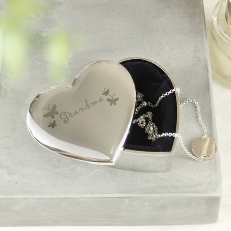 Butterfly Heart Trinket Box for Grandma: 2 - Trinket Boxes By Gift Moments