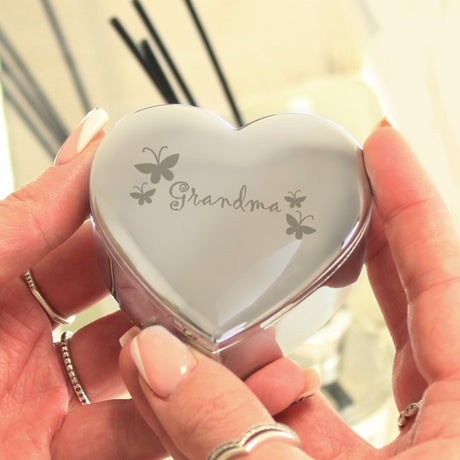 Butterfly Heart Trinket Box for Grandma: 1 - Trinket Boxes By Gift Moments