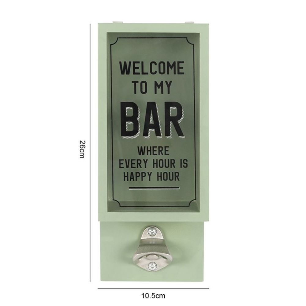 Happy Hour Garden Bottle Opener Plaque: 5 - Barware By Gift Moments