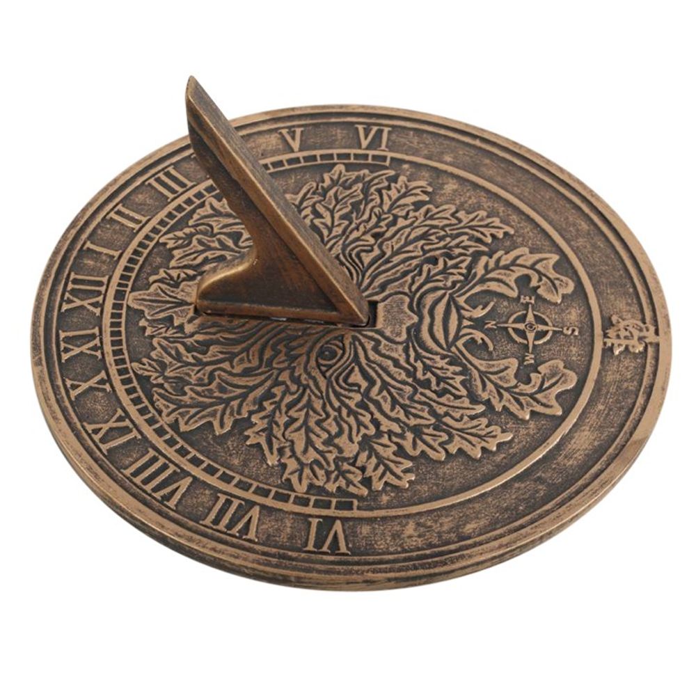 Green Man Terracotta Sundial by Lisa Parker: 2 - Garden Ornaments By Gift Moments