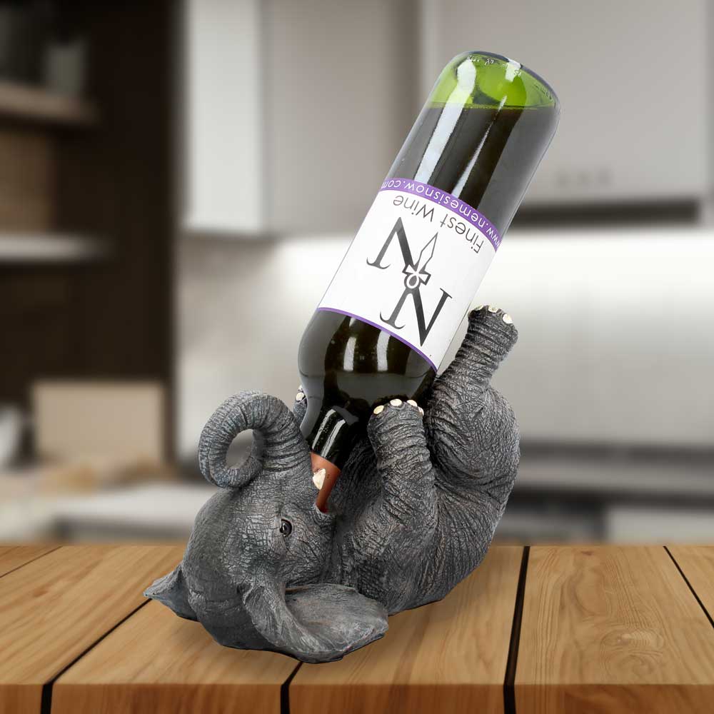 Grey Elephant Guzzler Wine Bottle Holder: 1 - Guzzlers & Wine Bottle Holders By NN Designs