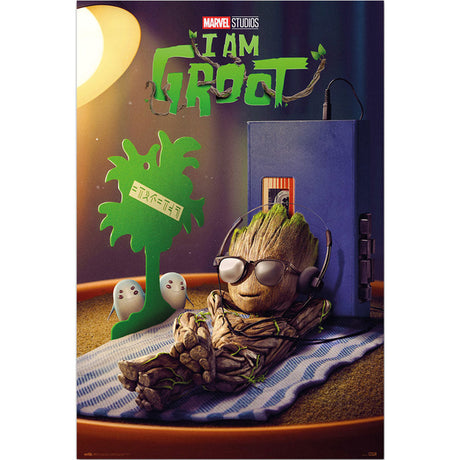 Groot Relaxing Maxi Poster: 1 - Posters By Guardians Of The Galaxy