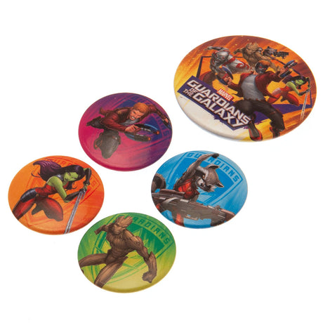 Guardians Of The Galaxy Badge Set: 2 - Badges By Guardians Of The Galaxy