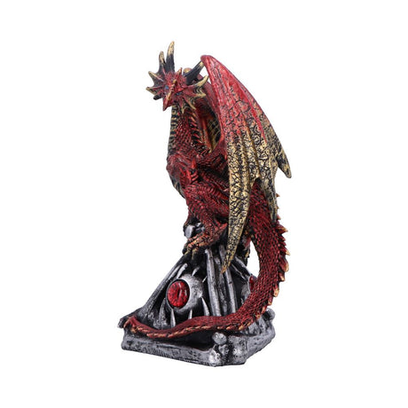 Guardians Gaze The Fierce Flame Dragon Sentinel Figurine: 3 - Figurines Medium (15-29cm) By NN Designs