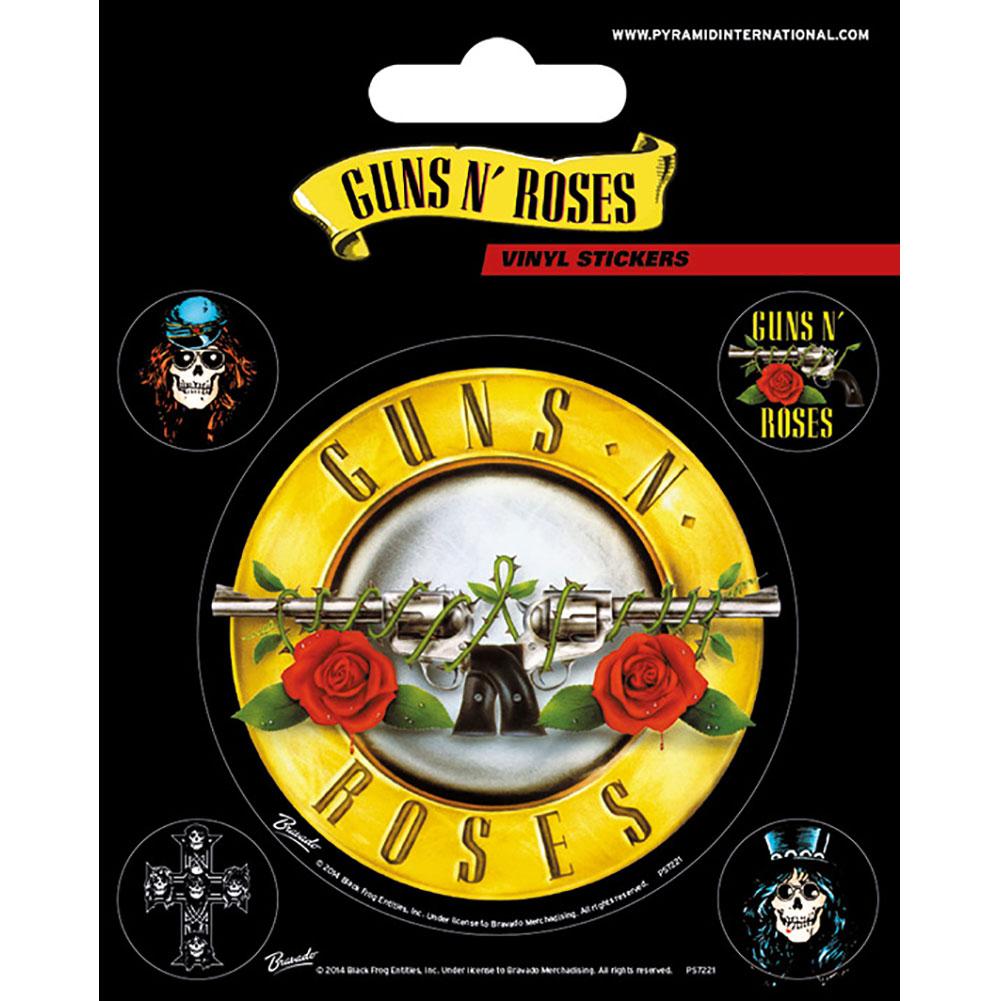 Guns N Roses Vinyl Sticker Set: 1 - Stickers By Guns N Roses