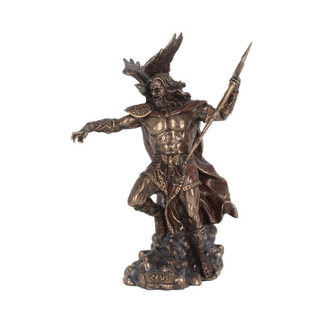 Bronzed Zeus King Of The Greek Gods 30cm Default Title - Figures & Collectables at Gift Moments