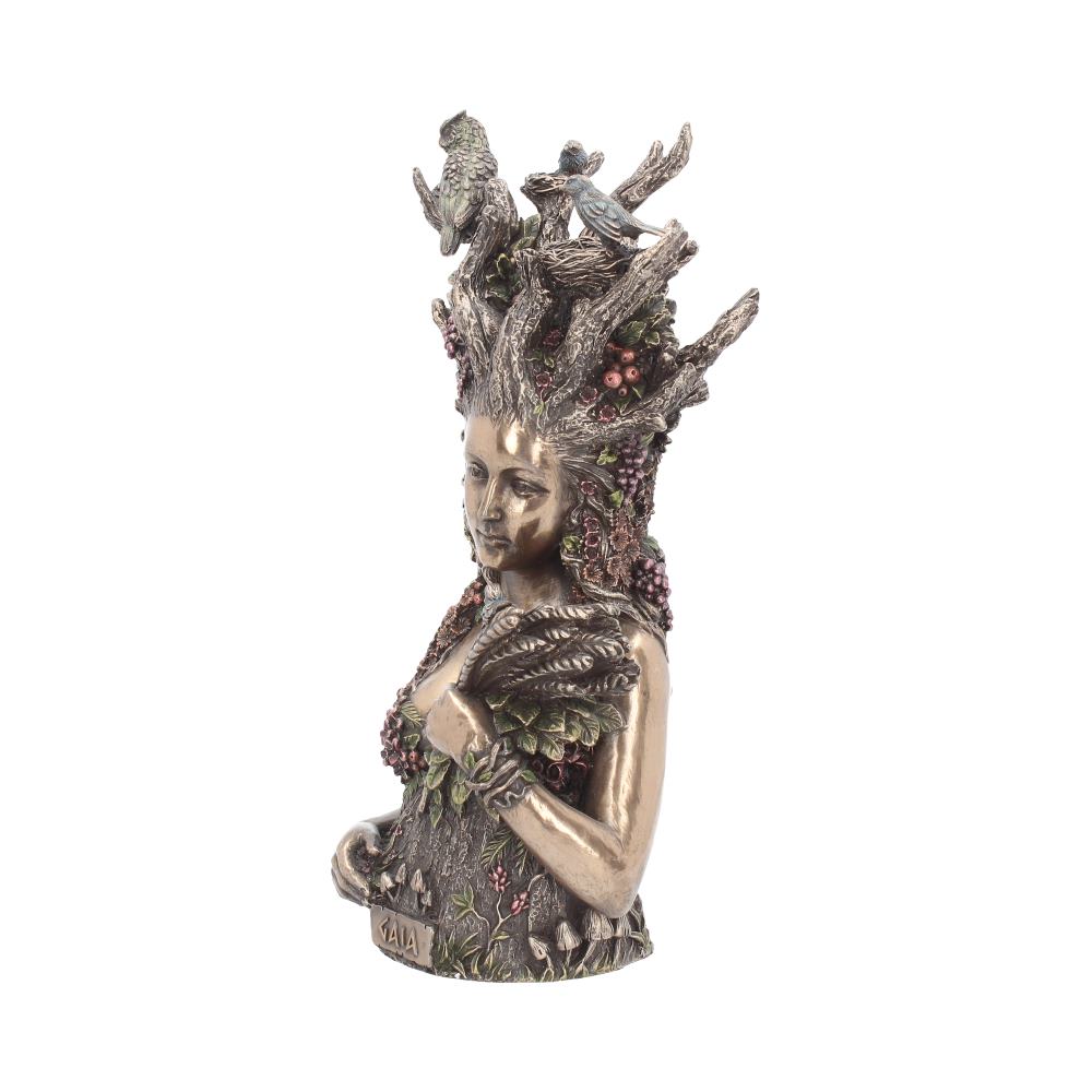 Bronzed Mother Earth Gaia Bust 26cm - Figures & Collectables at Gift Moments