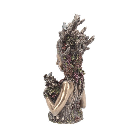 Bronzed Mother Earth Gaia Bust 26cm - Figures & Collectables at Gift Moments