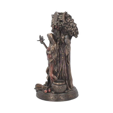 Bronzed Maiden, Mother, Crone Triple Moon Figurine - Figures & Collectables at Gift Moments