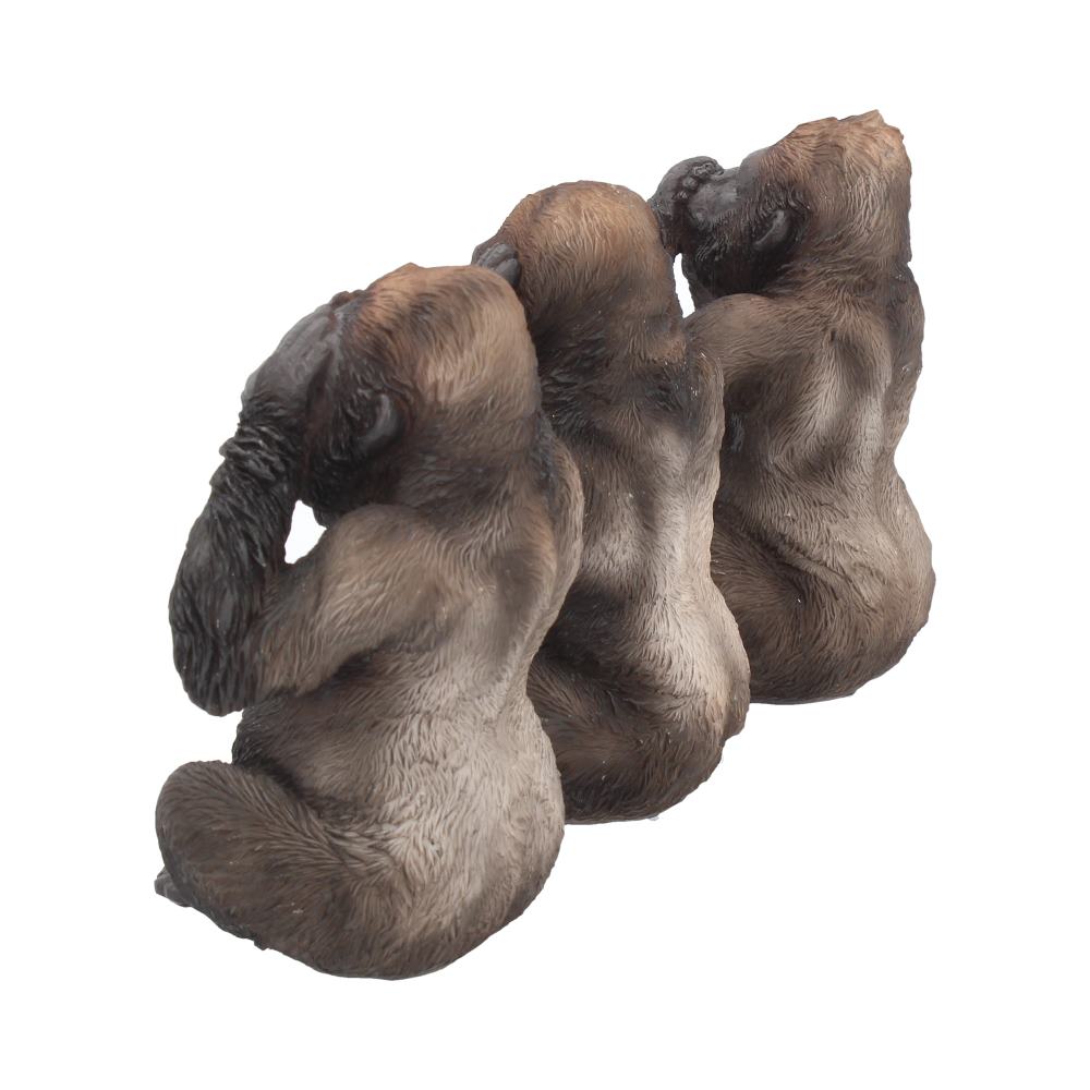 Three Wise Gorillas Figurine Gorilla Ornaments - Figures & Collectables at Gift Moments