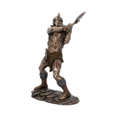 Berserker bronze Viking medium warrior figurine with axe - Figures & Collectables at Gift Moments