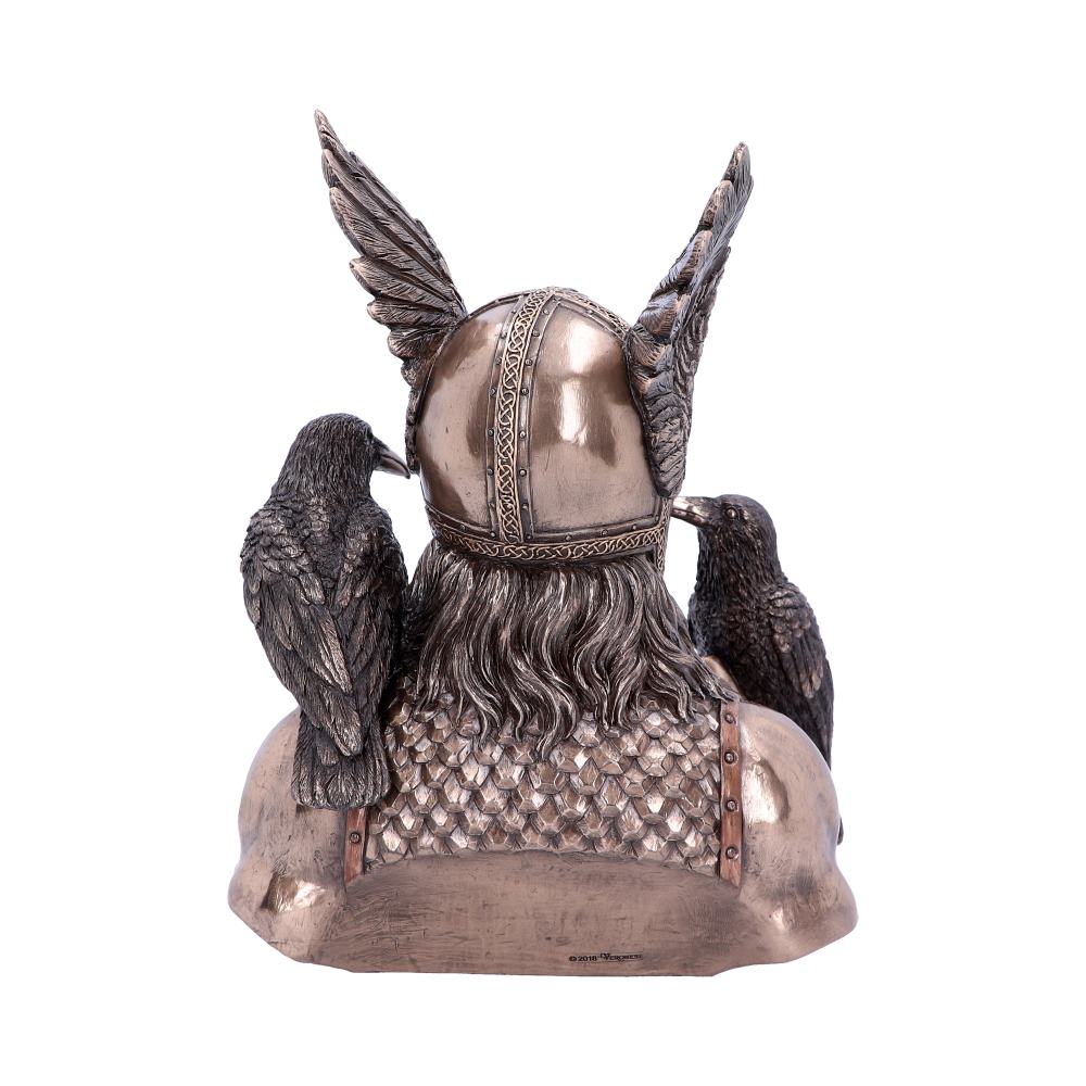 Bronze Odins Messengers Norse God Bust - Figures & Collectables at Gift Moments